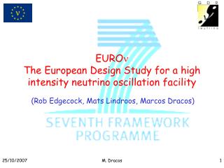 EURO  The European Design Study for a high intensity neutrino oscillation facility