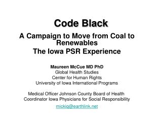 Code Black
