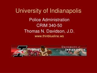 University of Indianapolis