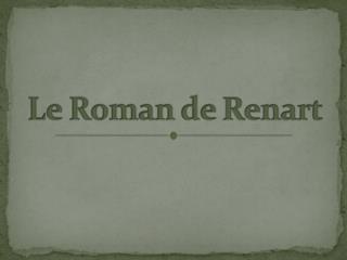 Le Roman de Renart