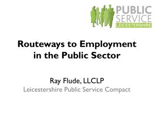 Routeways to Employment in the Public Sector