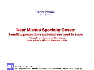 Near Misses Specialty Gases: Handling precautions and what you need to know