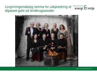 Lovgivningsmæssig ramme for udspredning af afgasset gylle på landbrugsarealer