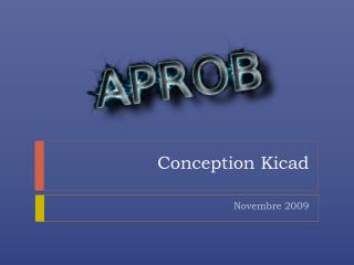 Conception Kicad