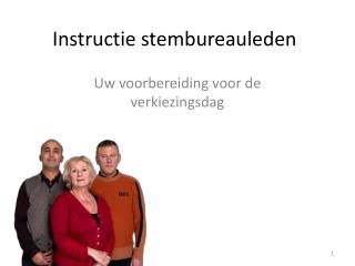 Instructie stembureauleden