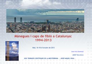 Mànegues i caps de fibló a Catalunya: 1994-2013