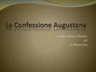 La Confessione Augustana