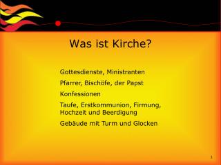 Was ist Kirche?