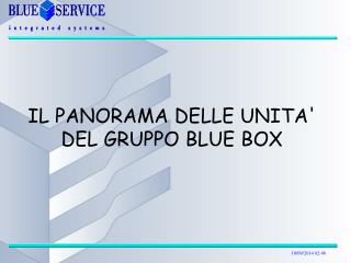 IL PANORAMA DELLE UNITA' DEL GRUPPO BLUE BOX