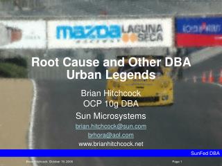 Root Cause and Other DBA Urban Legends