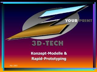 Konzept-Modelle &amp; Rapid-Prototyping