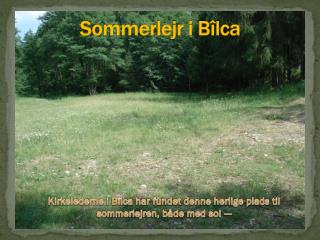 Sommerlejr i B î lca