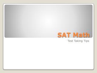 SAT Math