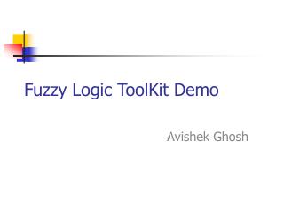 Fuzzy Logic ToolKit Demo