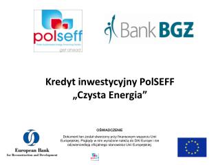Kredyt inwestycyjny PolSEFF „Czysta Energia”