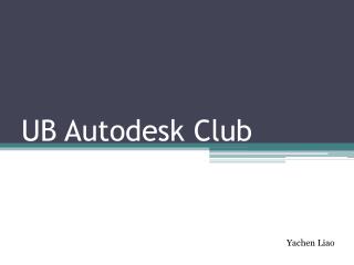 UB Autodesk Club