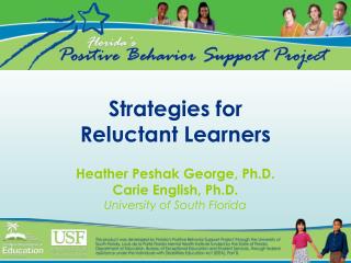 Strategies for Reluctant Learners