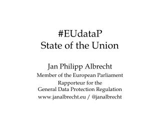 #EUdataP State of the Union