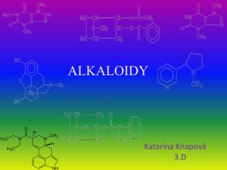 ALKALOIDY