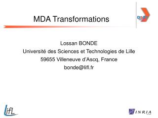 MDA Transformations