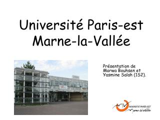 Université Paris-est Marne-la-Vallée