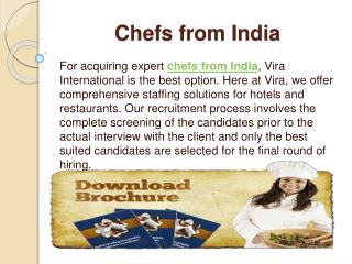 Chefs from India