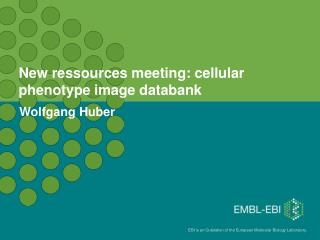 New ressources meeting: cellular phenotype image databank