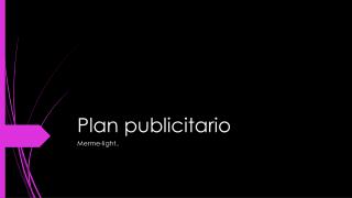 Plan publicitario