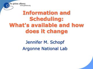 Information and Scheduling: What's available and how does it change