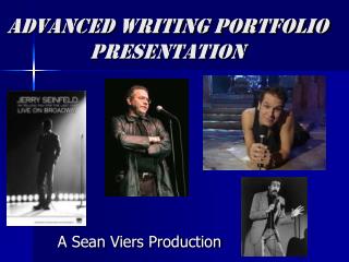 Advanced Writing Portfolio presentation