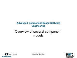 Advanced Component-Based Software Engineering