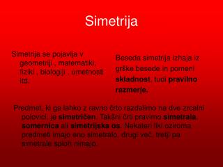 Simetrija