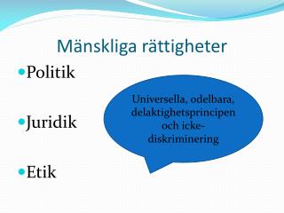 Mänskliga rättigheter