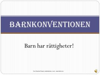 Barnkonventionen