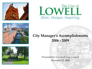 City Manager’s Accomplishments 2006 - 2009