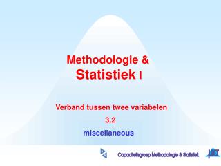 Methodologie &amp; Statistiek I