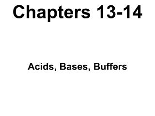 Chapters 13-14