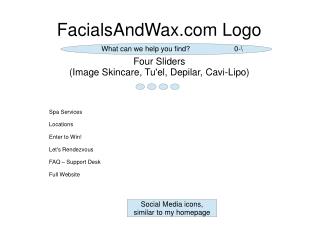 FacialsAndWax Logo