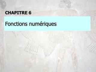 Fonctions numériques