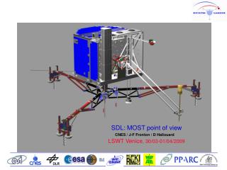 SDL : MOST point of view CNES / J-F Fronton / D Hallouard 	LSWT Venice , 30/03-01/04/2009