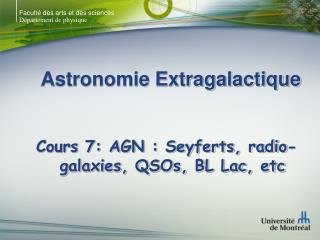 Astronomie Extragalactique