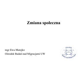 Zmiana społeczna