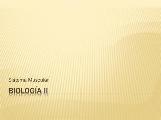 Biología II