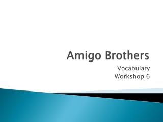 Amigo Brothers