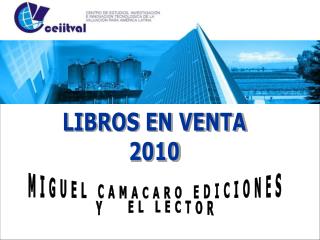 LIBROS EN VENTA 2010