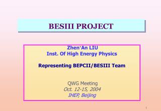 BESIII PROJECT