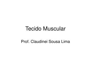 Tecido Muscular