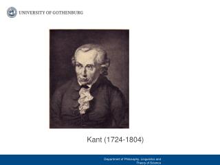 Kant (1724-1804)