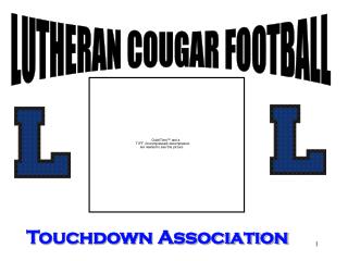 LUTHERAN COUGAR FOOTBALL