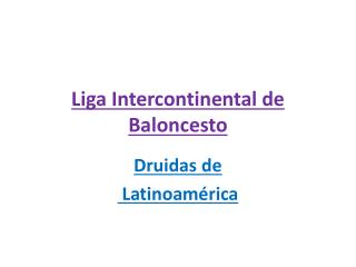 Liga Intercontinental de Baloncesto